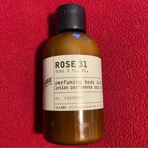 LE  LABO 90 mls Perfuming Body Lotion Made for Fairmont Hotels